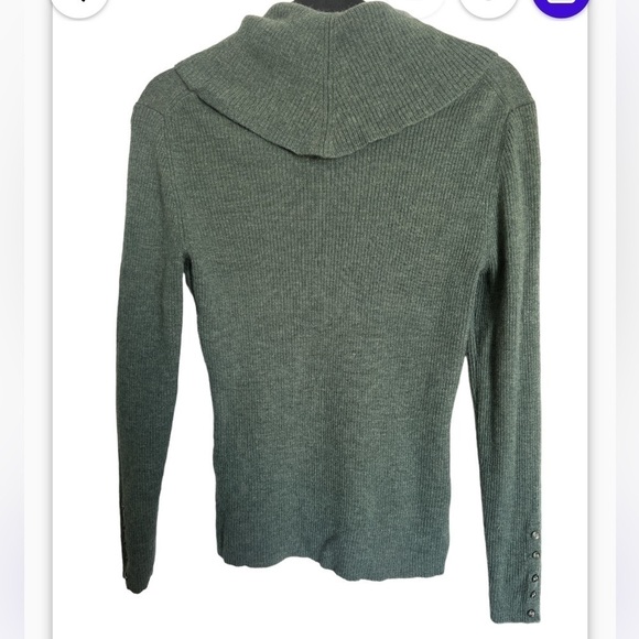 Carole Little Merino Wool Cowl Neck Sweater - Picture 7 of 8